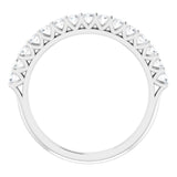 14K White 1/2 CTW Lab-Grown Diamond Anniversary Band