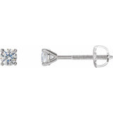 14K White Gold 1/5 CTW Natural Diamond Cocktail-Style Earrings
