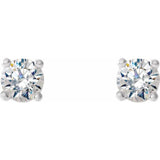 14K White Gold 1/5 CTW Natural Diamond Cocktail-Style Earrings