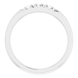 14K White 1/3 CTW Lab-Grown Diamond Anniversary Band