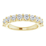 14K Yellow 1 1/5 CTW Natural Diamond Anniversary Band