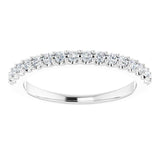 Platinum 1/4 CTW Natural Diamond Anniversary Band