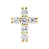 14K Yellow 3/4 CTW Lab-Grown Diamond Pendant