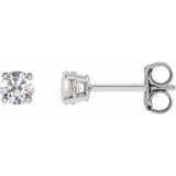 14K White Gold 1/3 CTW Lab-Grown Diamond Earrings