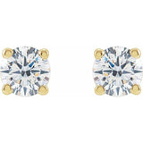 14K Yellow Gold 5/8 CTW Lab-Grown Diamond Stud Earrings