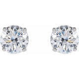 14K White 1 1/2 CTW Lab-Grown Diamond Stud Earrings