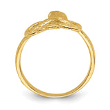 14K Snake Ring