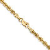 14K 20 inch 3mm Regular Rope with Lobster Clasp Chain