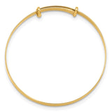 14K Madi K Polished Expandable Baby Bangle