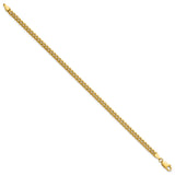 14k 3.5mm Semi-Solid Miami Cuban Chain