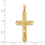 14k Polished Crucifix Pendant