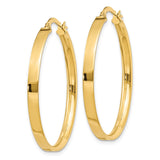 14K 3mm XL Hoop Earrings