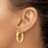 14k Polished Hoop Earring