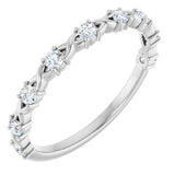 Platinum 1/4 CTW Lab-Grown Diamond Anniversary Band