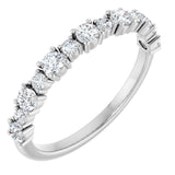 Platinum 1/2 CTW Lab-Grown Diamond Anniversary Band