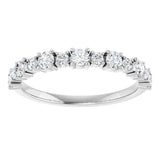 Platinum 1/2 CTW Lab-Grown Diamond Anniversary Band