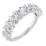 14K White 2 CTW Lab-Grown Diamond Anniversary Band