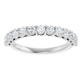 Platinum 3/8 CTW Lab-Grown Diamond Anniversary Band