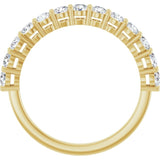 14K Yellow 3/8 CTW Lab-Grown Diamond Anniversary Band