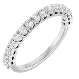 Platinum 1/2 CTW Lab-Grown Diamond Anniversary Band