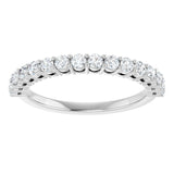 Platinum 1/2 CTW Lab-Grown Diamond Anniversary Band