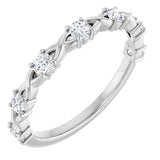 Platinum 3/8 CTW Lab-Grown Diamond Anniversary Band