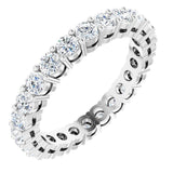 14K White 1 3/8 CTW Lab-Grown Diamond  Eternity Band Size 5.5