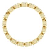 14K Yellow 1/2 CTW Lab-Grown Diamond  Eternity Band