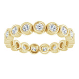 14K Yellow 1/2 CTW Lab-Grown Diamond  Eternity Band