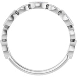 14K White 3/8 CTW Lab-Grown Diamond  Anniversary Band