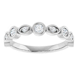 14K White 1/3 CTW Lab-Grown Diamond  Anniversary Band