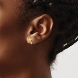 14k Starfish Post Earrings