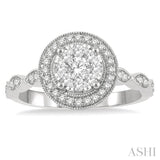 Halo Lovebright Diamond Engagement Ring