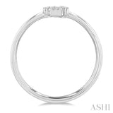 'A' Initial Diamond Ring