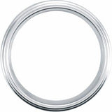 White Tungsten 6 mm Satin and Polished Edge Band Size 8.5