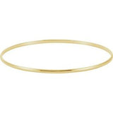 Half Round Bangle Bracelet