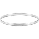 Half Round Bangle Bracelet