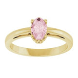 Solitaire Scroll Setting® Ring