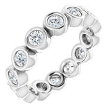 Bezel-Set Eternity Band