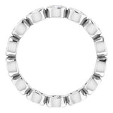 Bezel-Set Eternity Band