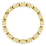 Bezel-Set Eternity Band