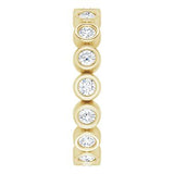 Bezel-Set Eternity Band