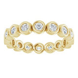 Bezel-Set Eternity Band