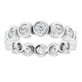 Bezel-Set Eternity Band