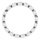 Bezel-Set Eternity Band