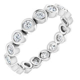 Bezel-Set Eternity Band