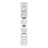 Bezel-Set Eternity Band