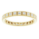 Bezel-Set Eternity Band