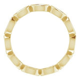 Bezel-Set Eternity Band