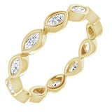 Bezel-Set Eternity Band